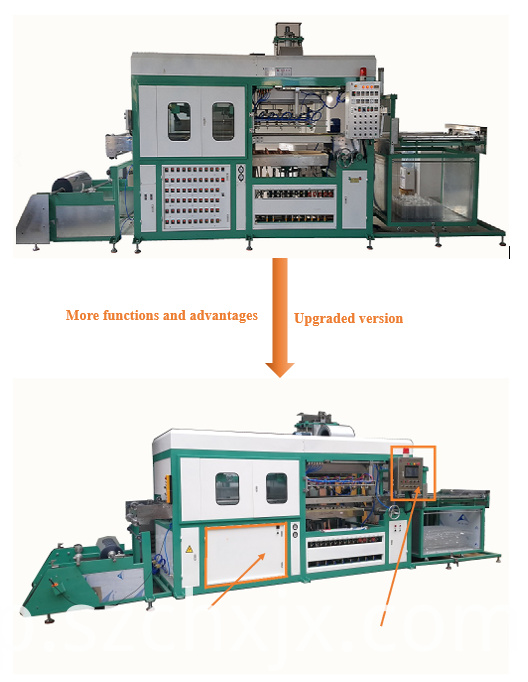 ケーキボックス用全自動ブリスター成形機 Fully automatic blister forming machine for cake box